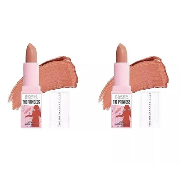 (2) Physicians Formula The Breakfast Club The Princess Lipstick Get Real 0.13 oz - Picture 1 of 1